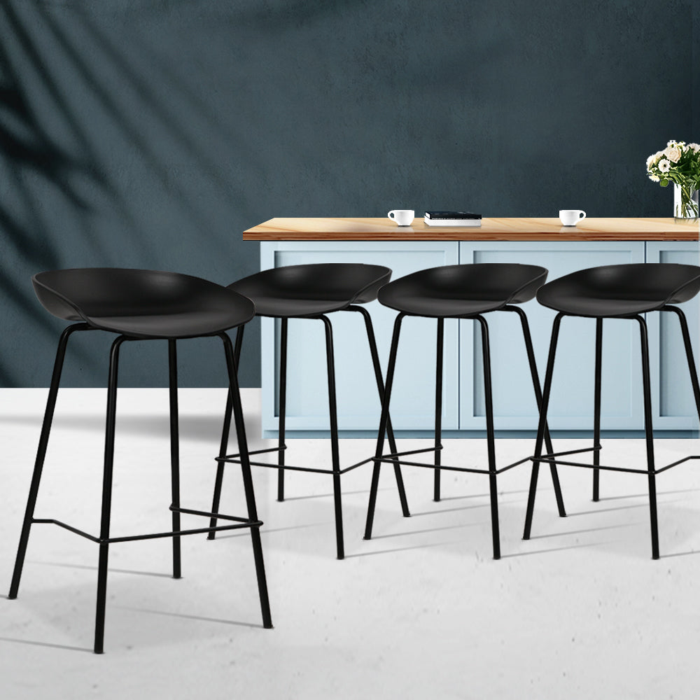 Artiss 4x Bar Stools Kitchen Counter Stools Metal