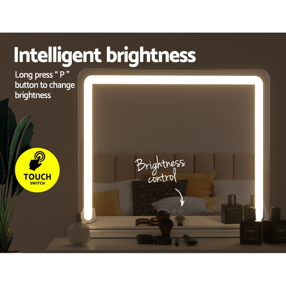 Makeup Mirror With Light Hollywood Vanity LED Mirrors White