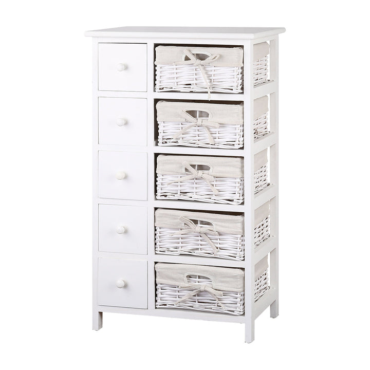 Artiss 5 Chest of Drawers with 5 Baskets - MAY