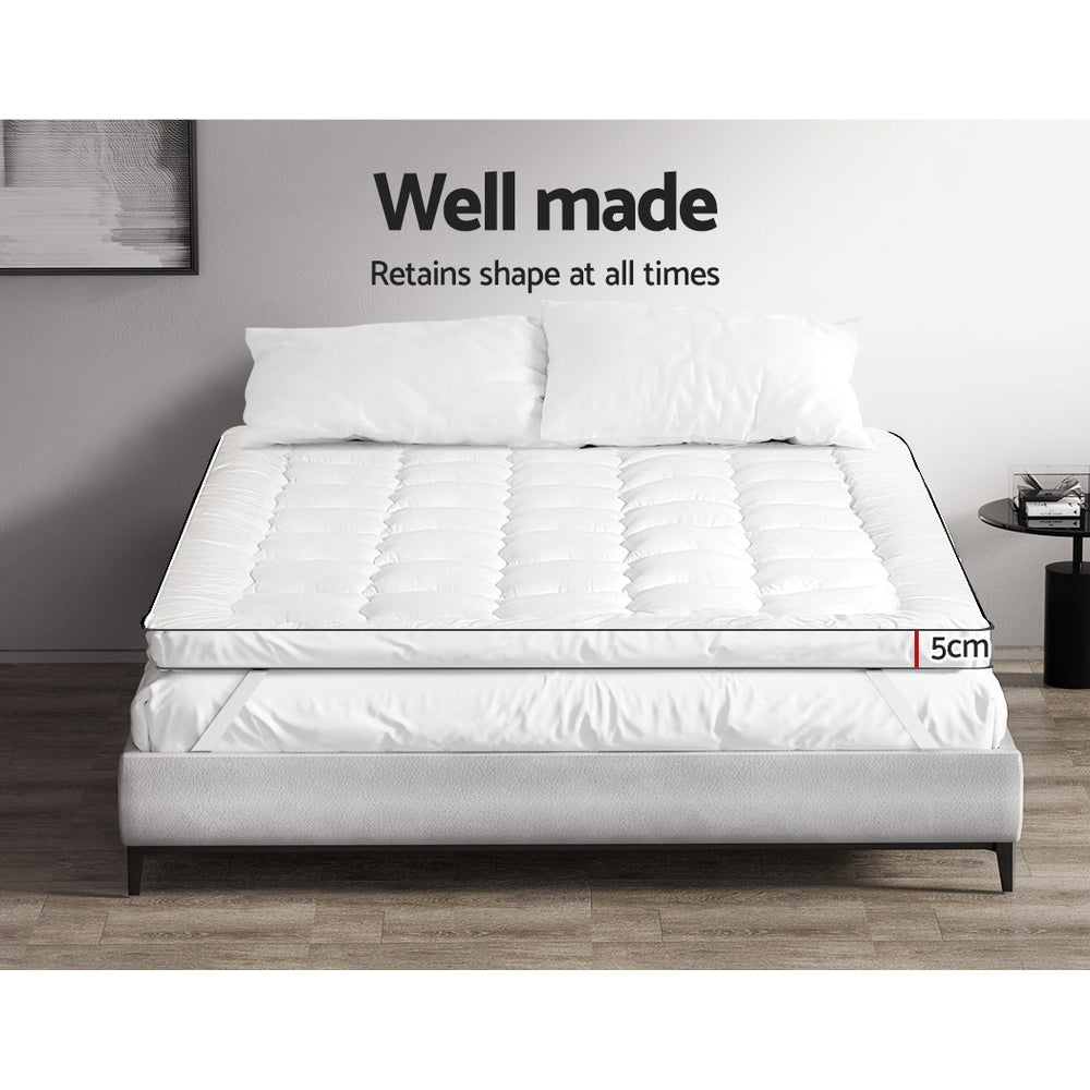 King Single Size Mattress Topper Pillowtop
