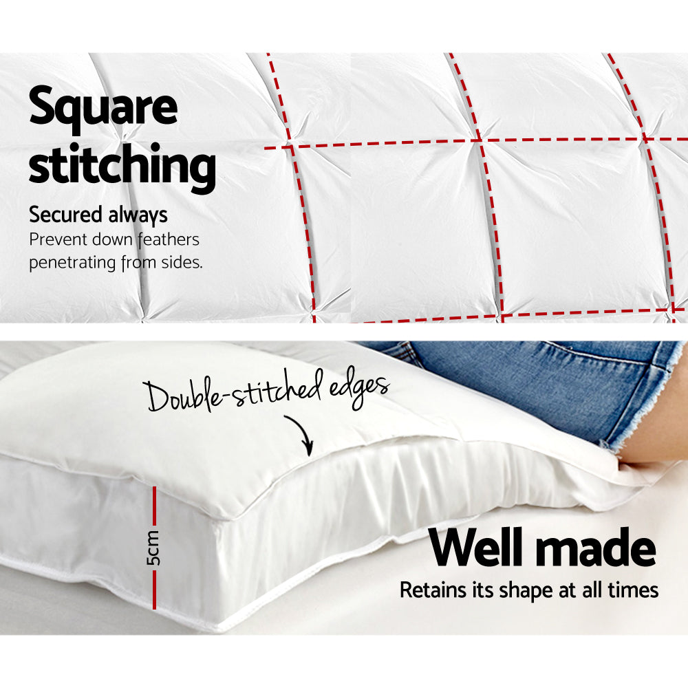 Queen Size Mattress Topper Pillowtop 1000GSM Microfibre Filling Protector