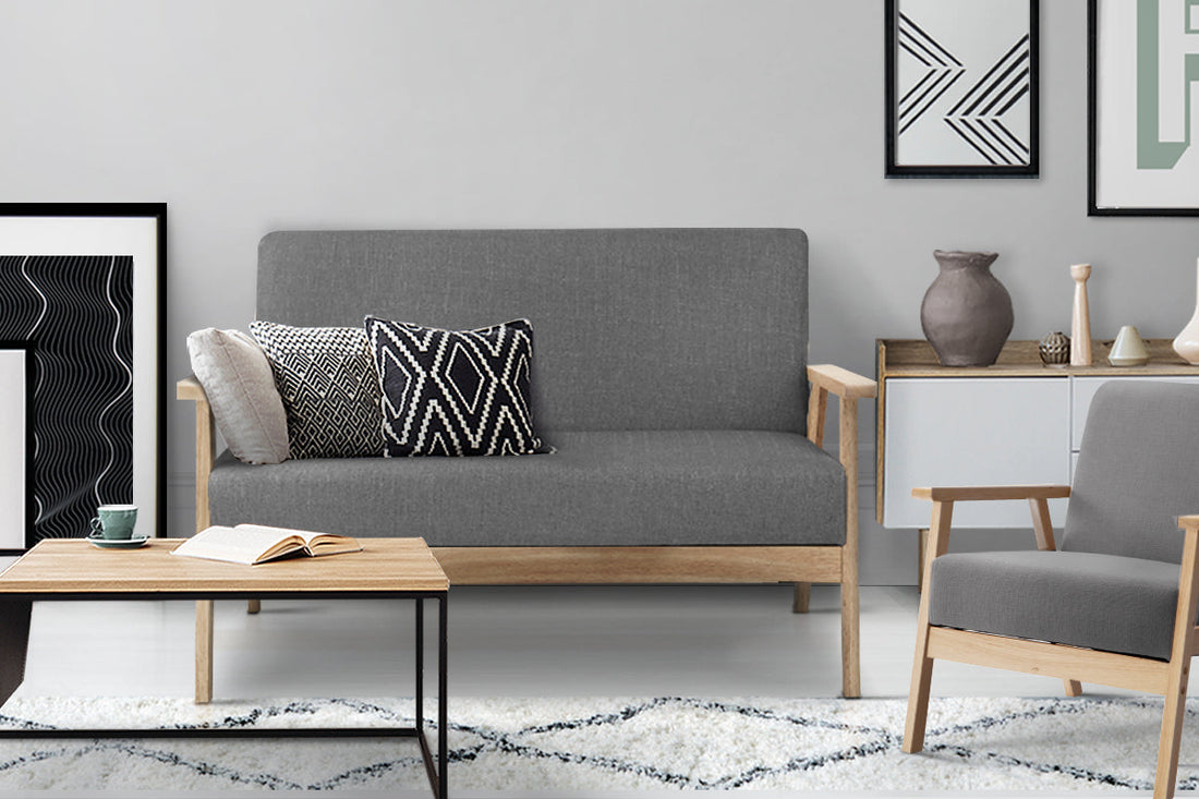 Artiss 2-Seater Sofa Armchair Skane