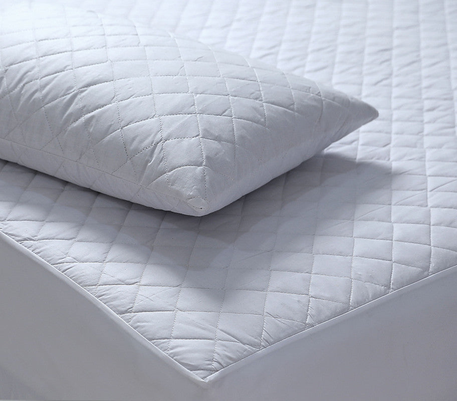 100% Cotton Quilted Fully Fitted 50cm Deep King Size Waterproof Mattress Protector
