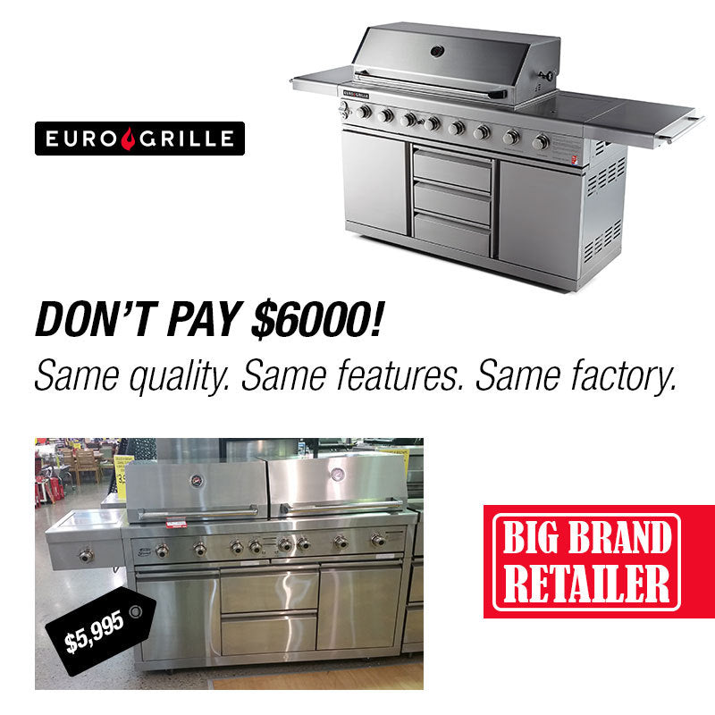 8 Burner Outdoor BBQ Grill Barbeque Gas Stainless Steel Kitchen Commercial