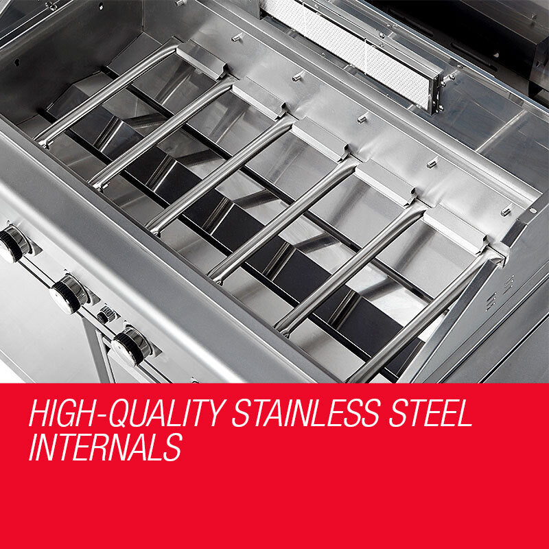 8 Burner Outdoor BBQ Grill Barbeque Gas Stainless Steel Kitchen Commercial