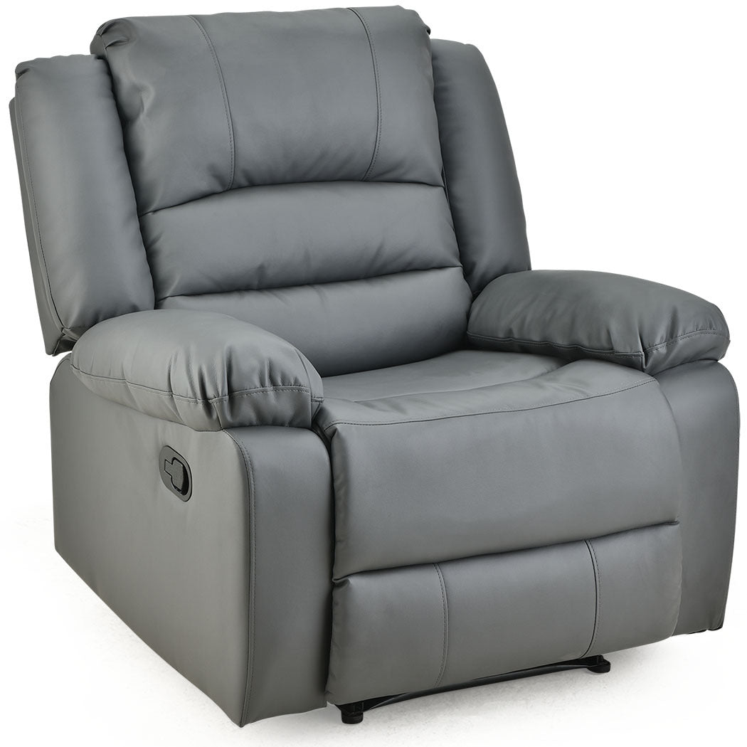 Luxury Recliner Chair, Grey
