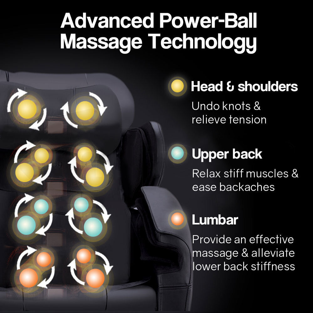 Electric Massage Chair Full Body Reclining Zero Gravity Recliner Back Kneading Massager