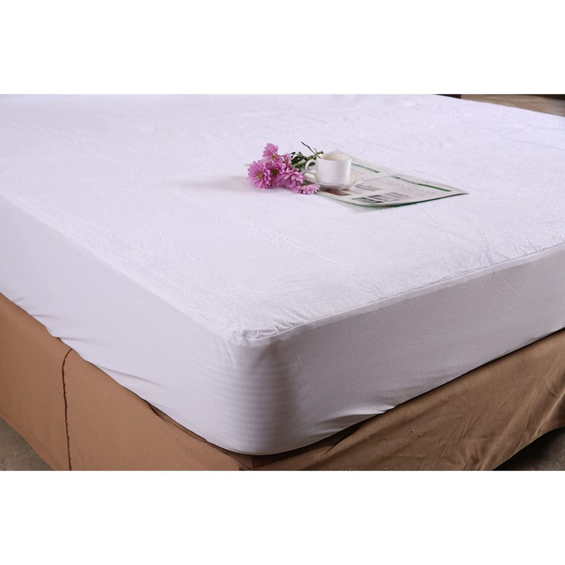 Double Size Bamboo Terry Mattress Protector