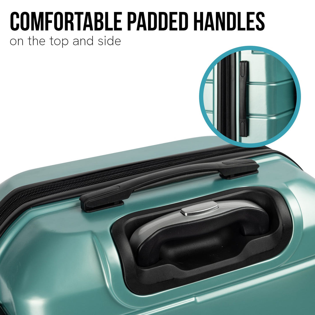 Artemis 28in Hard Shell Suitcase  ABS+PC - Electric Teal