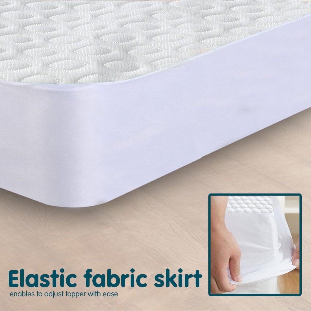 King Single Laura Hill Luxury Cool Max Comfortable Fully Fitted Bed Mattress Protector