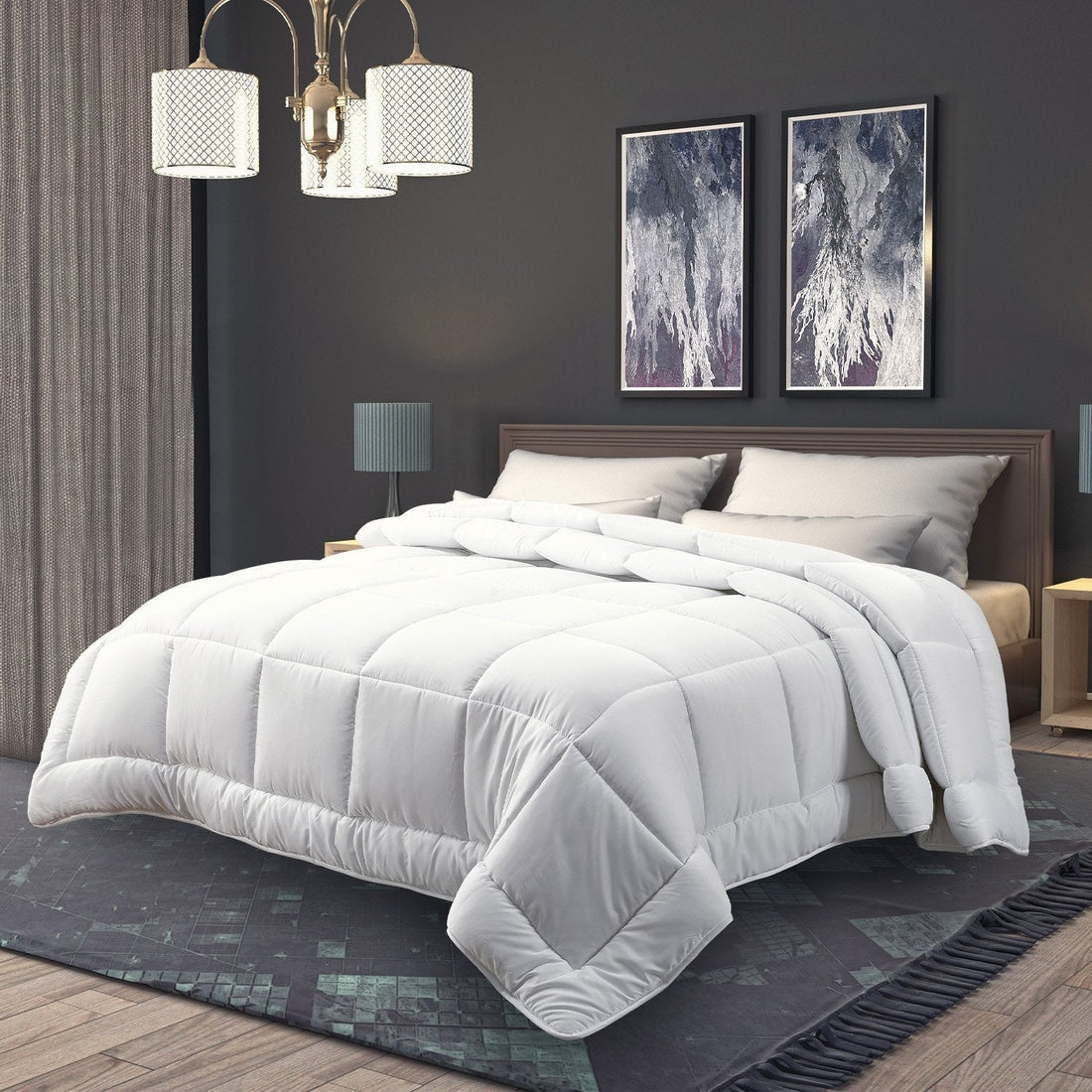 Laura Hill 800GSM Goose Down Feather Comforter Doona - King
