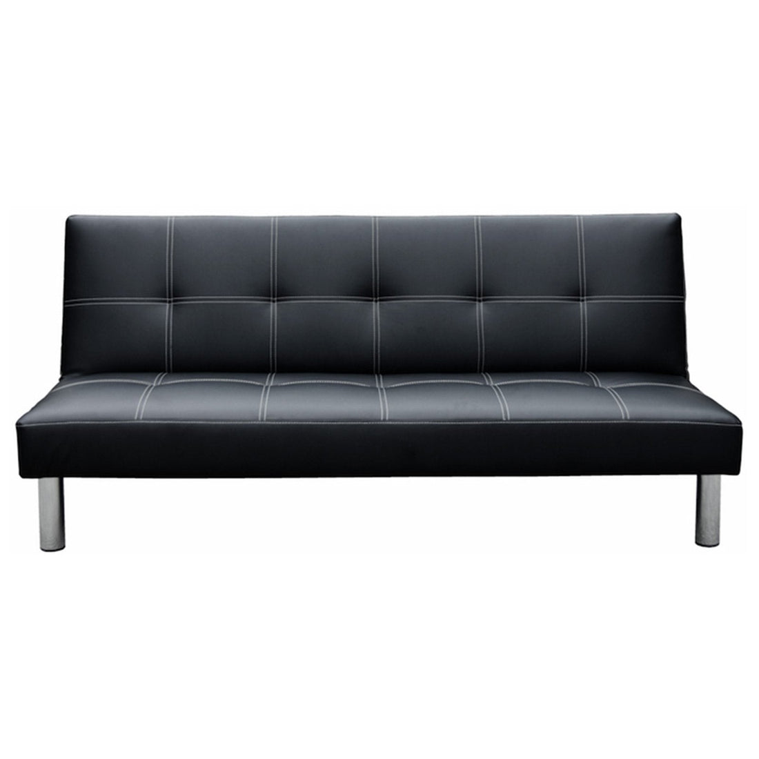 2 Seat Chelsea Sofa Bed Faux Leather Lounge Couch Futon Furniture Modular Suite