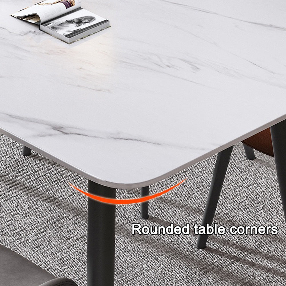 1.5M Artiss Dining Table Marble Effect