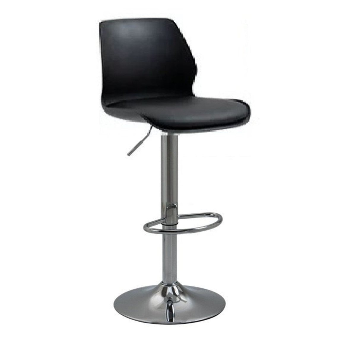 Bar Stools Kitchen Bar Stool Leather Barstools Swivel Gas Lift Counter Chairs x2
