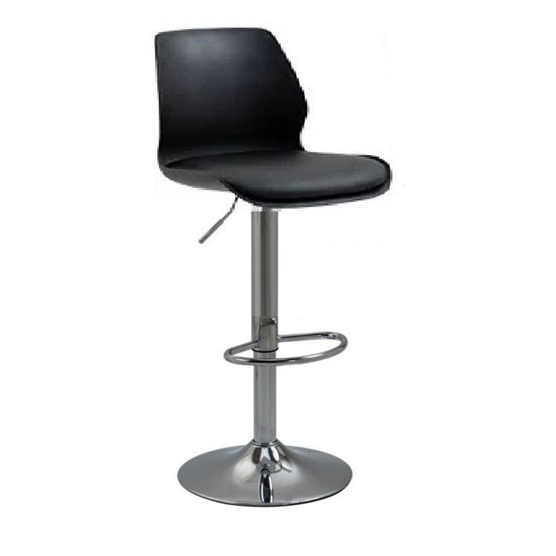 Bar Stools Kitchen Bar Stool Leather Barstools Swivel Gas Lift Counter Chairs x2