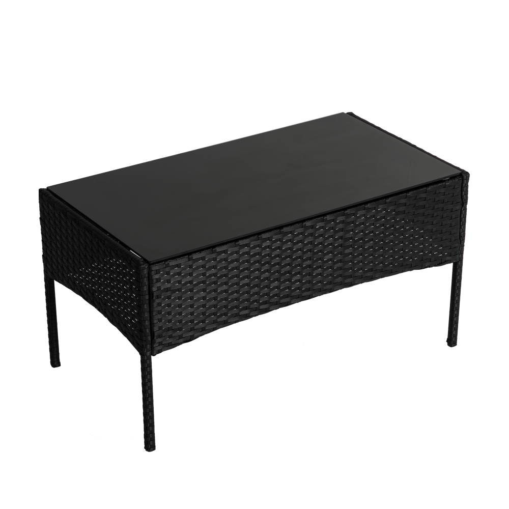 4-Seater Ville PE Wicker Outdoor Lounge Sofa Set