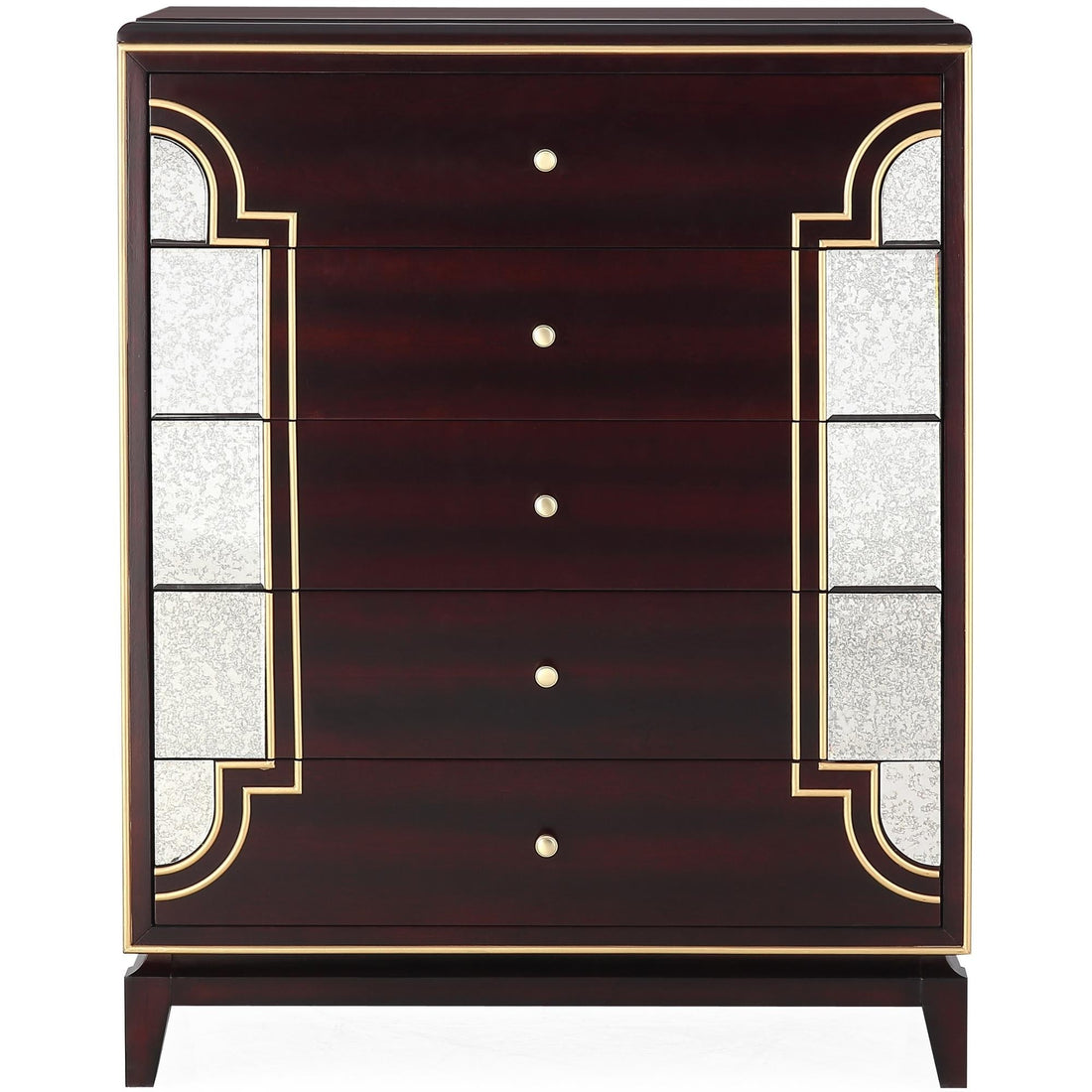 2pc Bedside Table Tallboy Solid Wood Chest of Drawers Nightstand