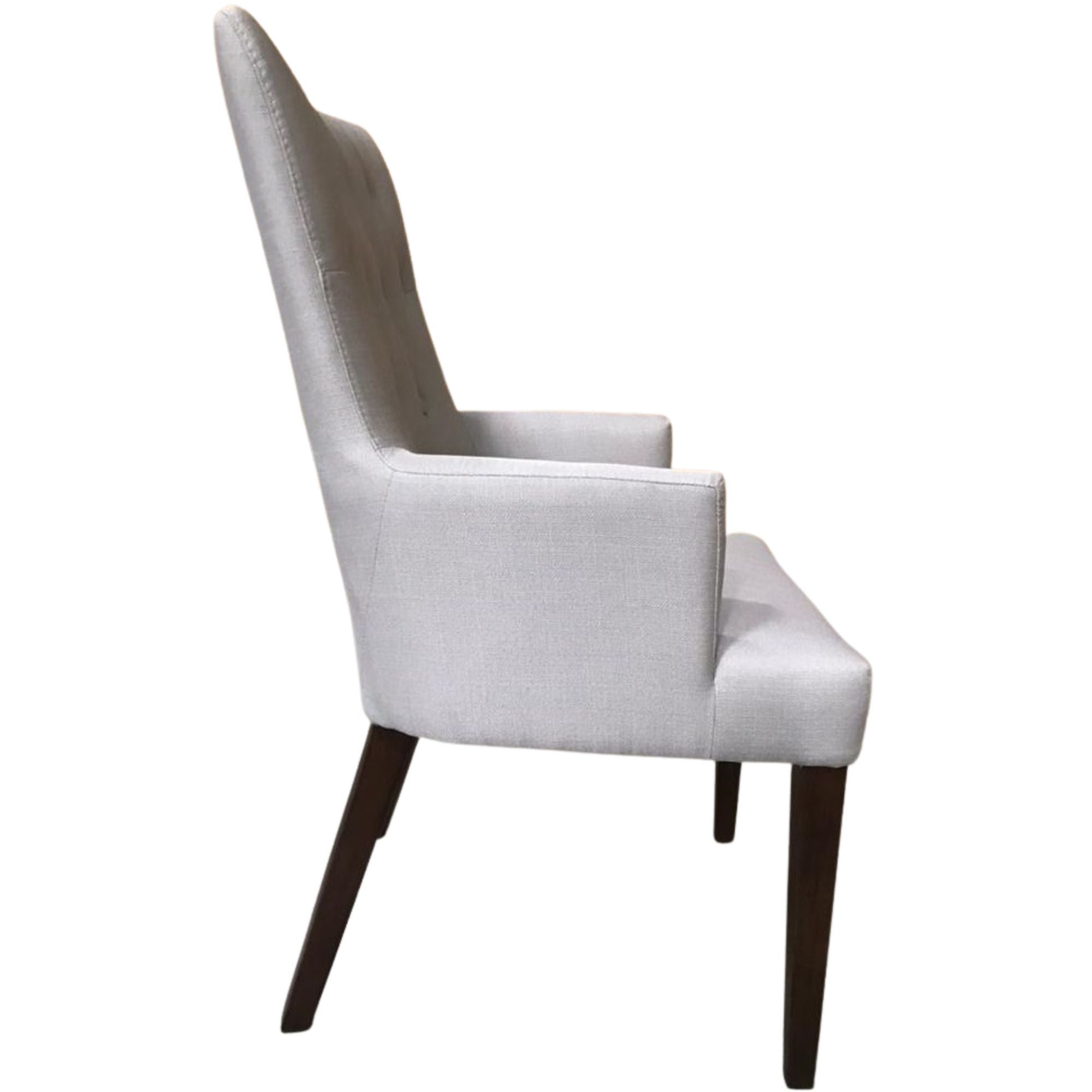 Set of 3 Carver Fabric Dining Chair French Provincial Solid Timber