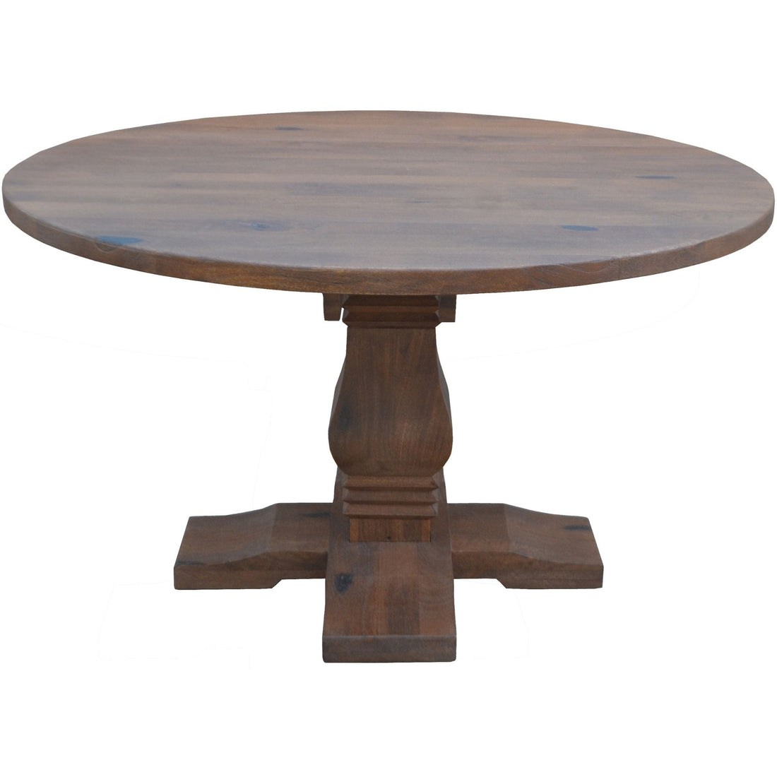 5pc Round Dining Table Set 135cm 4 Fabric Chair French Provincial
