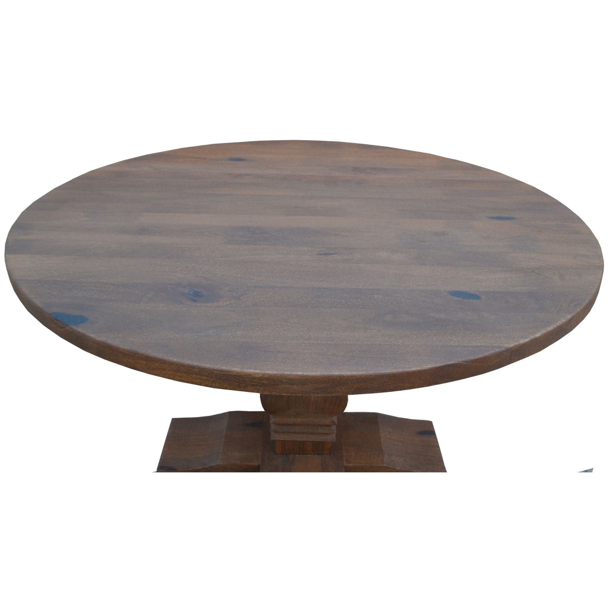 5pc Round Dining Table Set 135cm 4 Fabric Chair French Provincial
