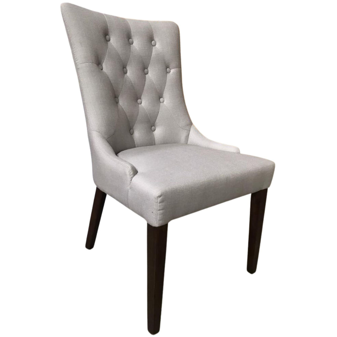 5pc Round Dining Table Set 135cm 4 Fabric Chair French Provincial