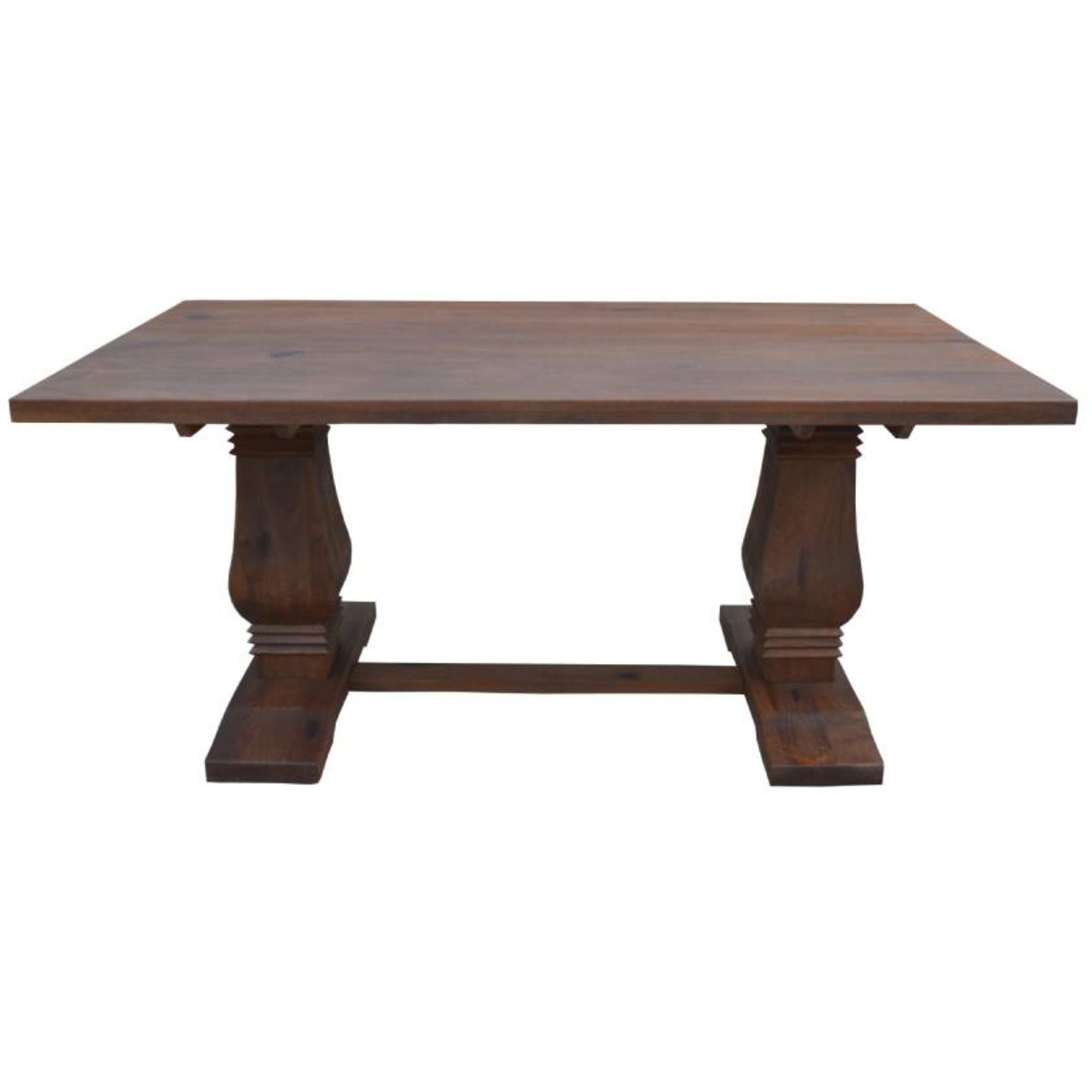 9pc High Dining Table Set 200cm 8 Fabric Chair French Provincial