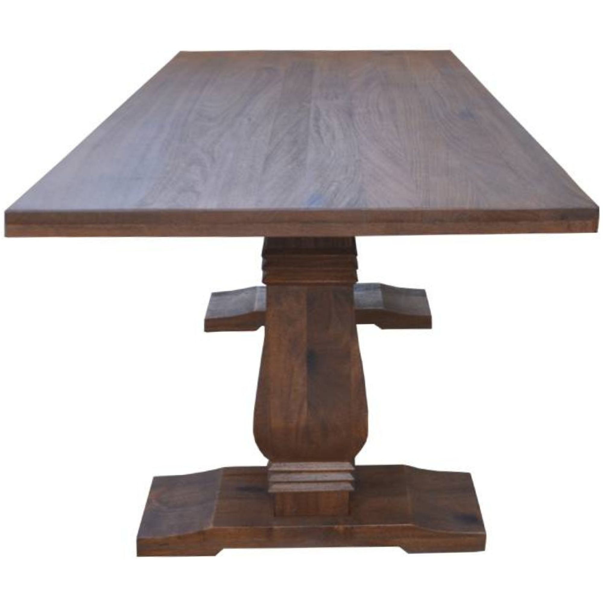9pc High Dining Table Set 200cm 8 Fabric Chair French Provincial
