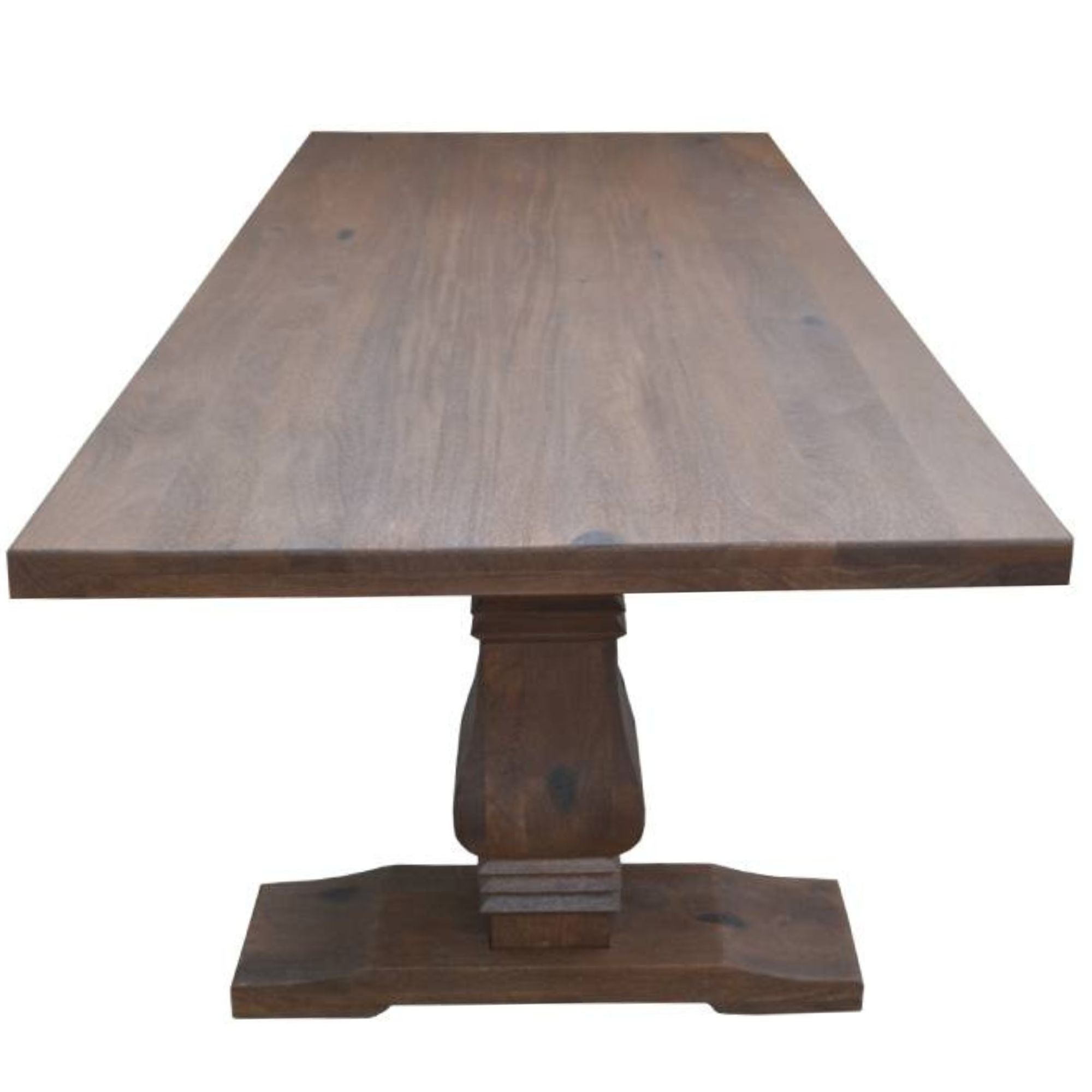 9pc Dining Table Set 230cm 6 Fabric 2 Carver Chair French Provincial