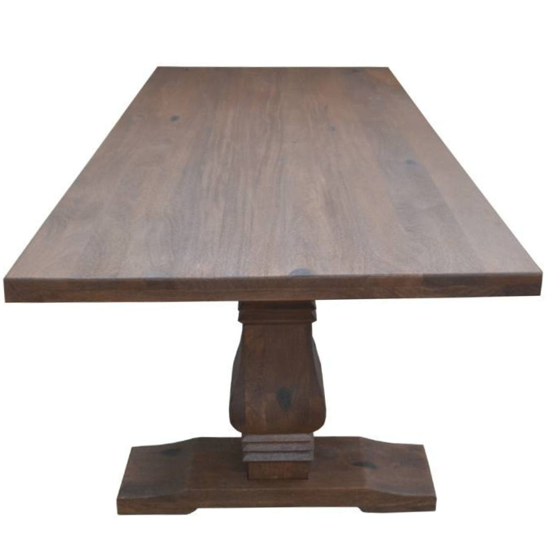 9pc Dining Table Set 230cm 6 Fabric 2 Carver Chair French Provincial