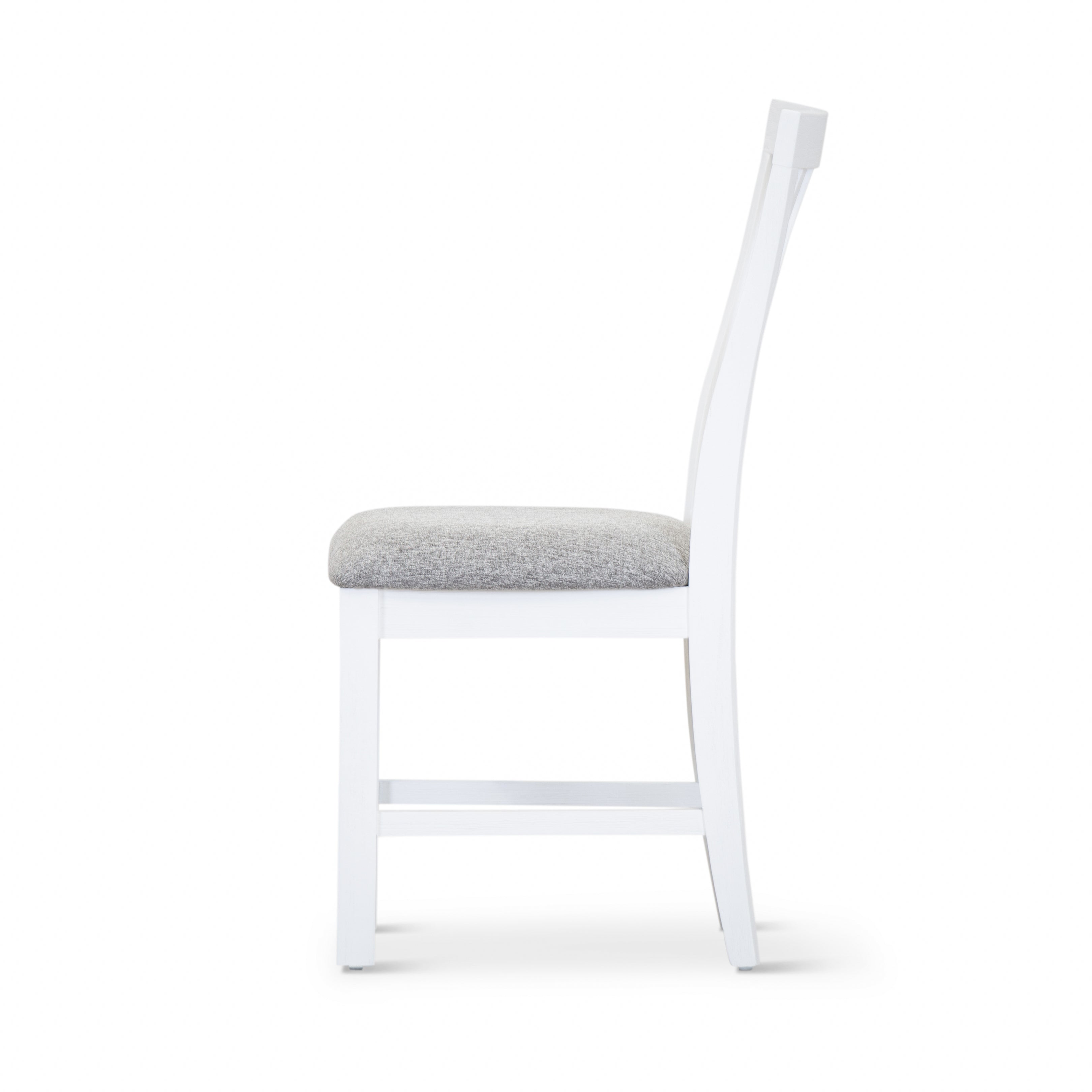 Set of 4 Solid Acacia Timber Wood Coastal Furniture - White