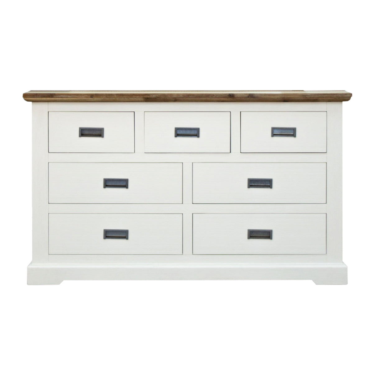 7 Chest of Drawers Solid Wood Storage Cabinet - Multi Color