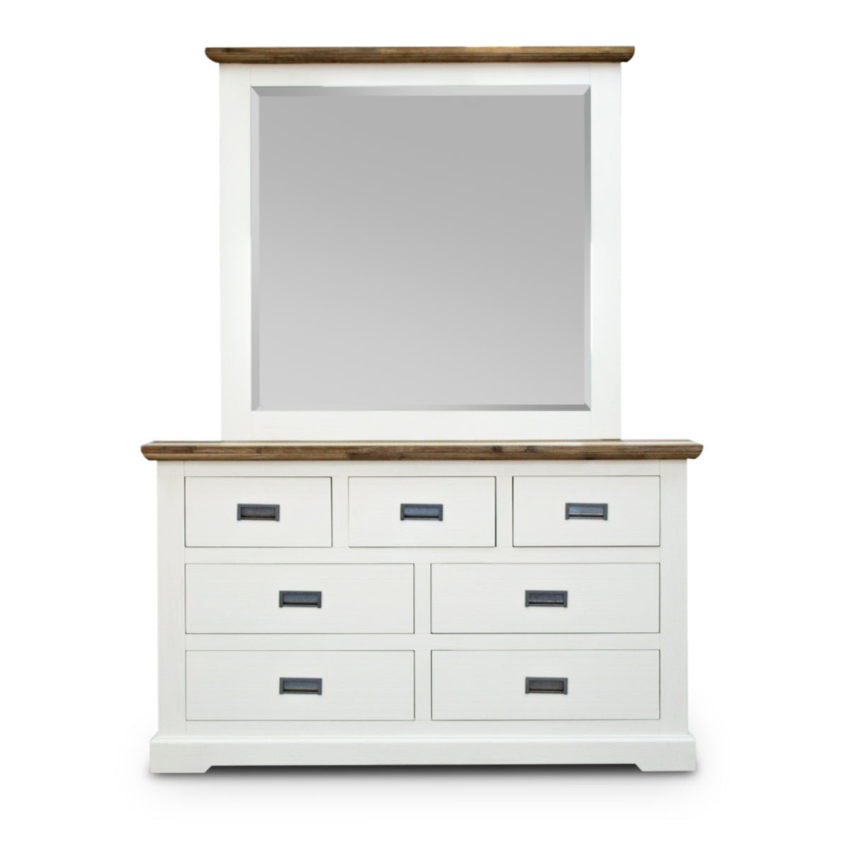 5pc Queen Bed Frame Suite Bedside Dresser Furniture Package -Multi Color
