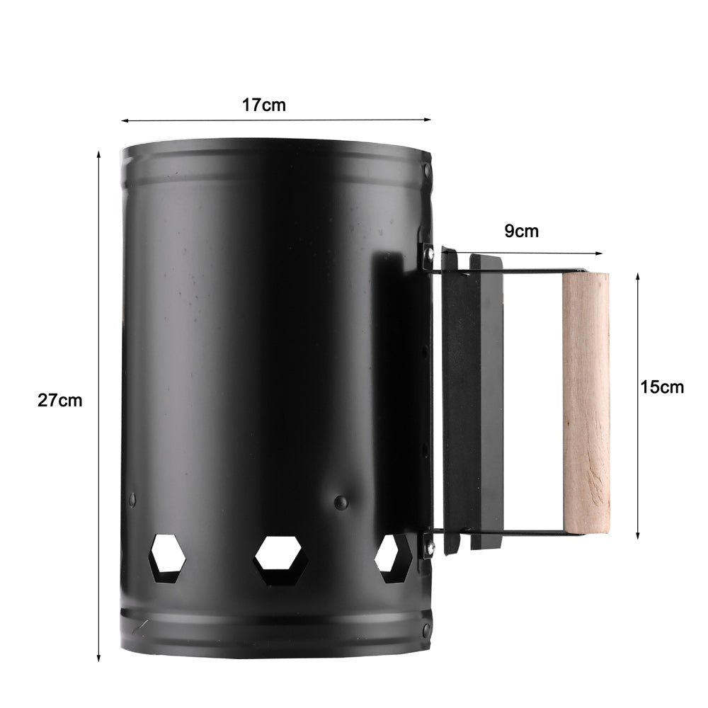 Coolaroo Fire Starter Bucket BBQ Charcoal Chimney Starter