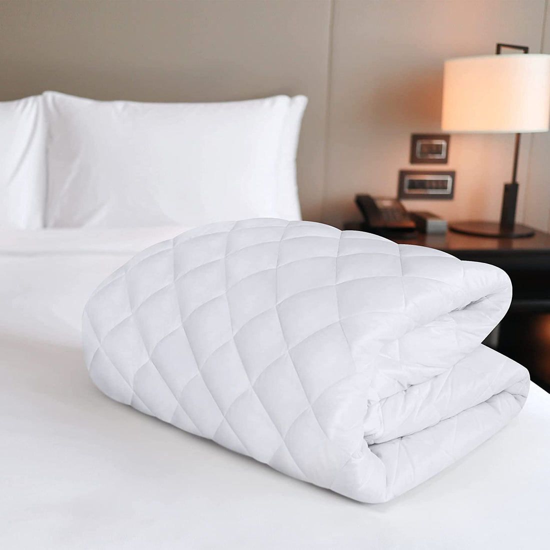 QUEEN SIZE QUILTED MATTRESS PROTECTOR - HOTEL QUALITY