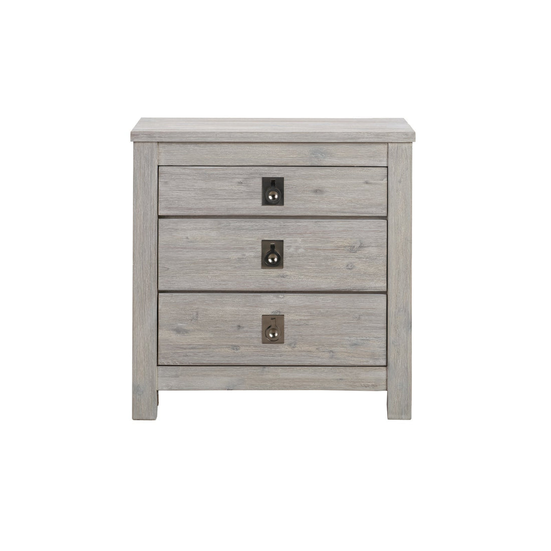 4 Pieces Queen Size Bedroom Suite with Solid Acacia Wood