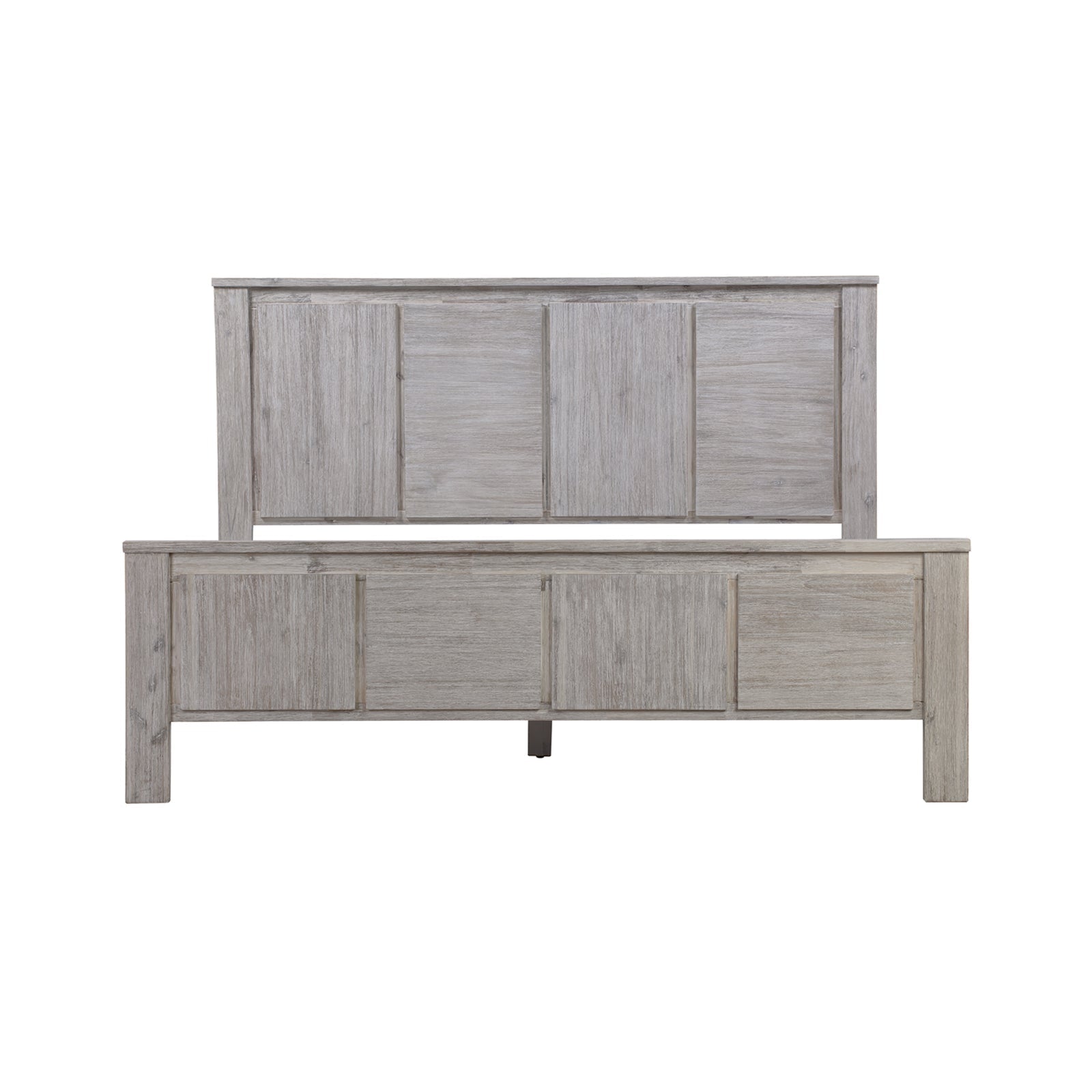 5 Pieces Queen Size Bedroom Suite with Solid Acacia Wood