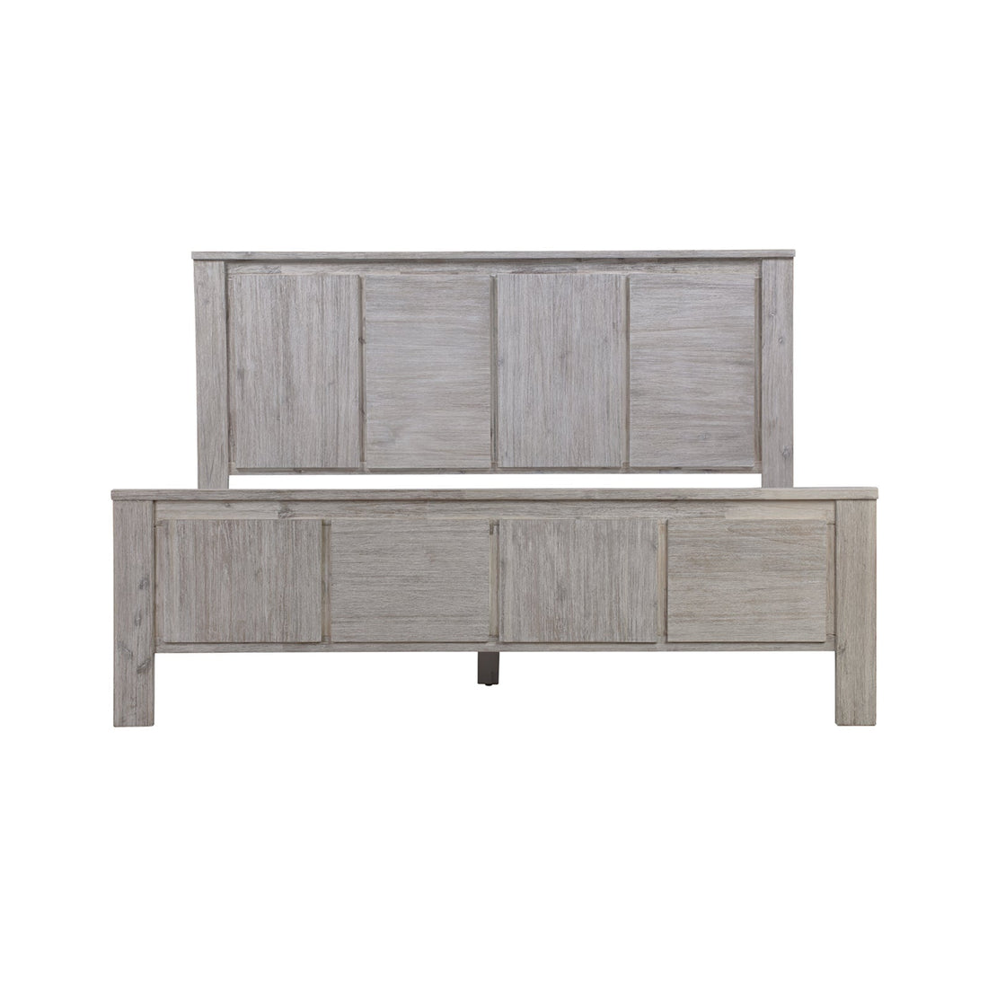 5 Pieces Queen Size Bedroom Suite with Solid Acacia Wood