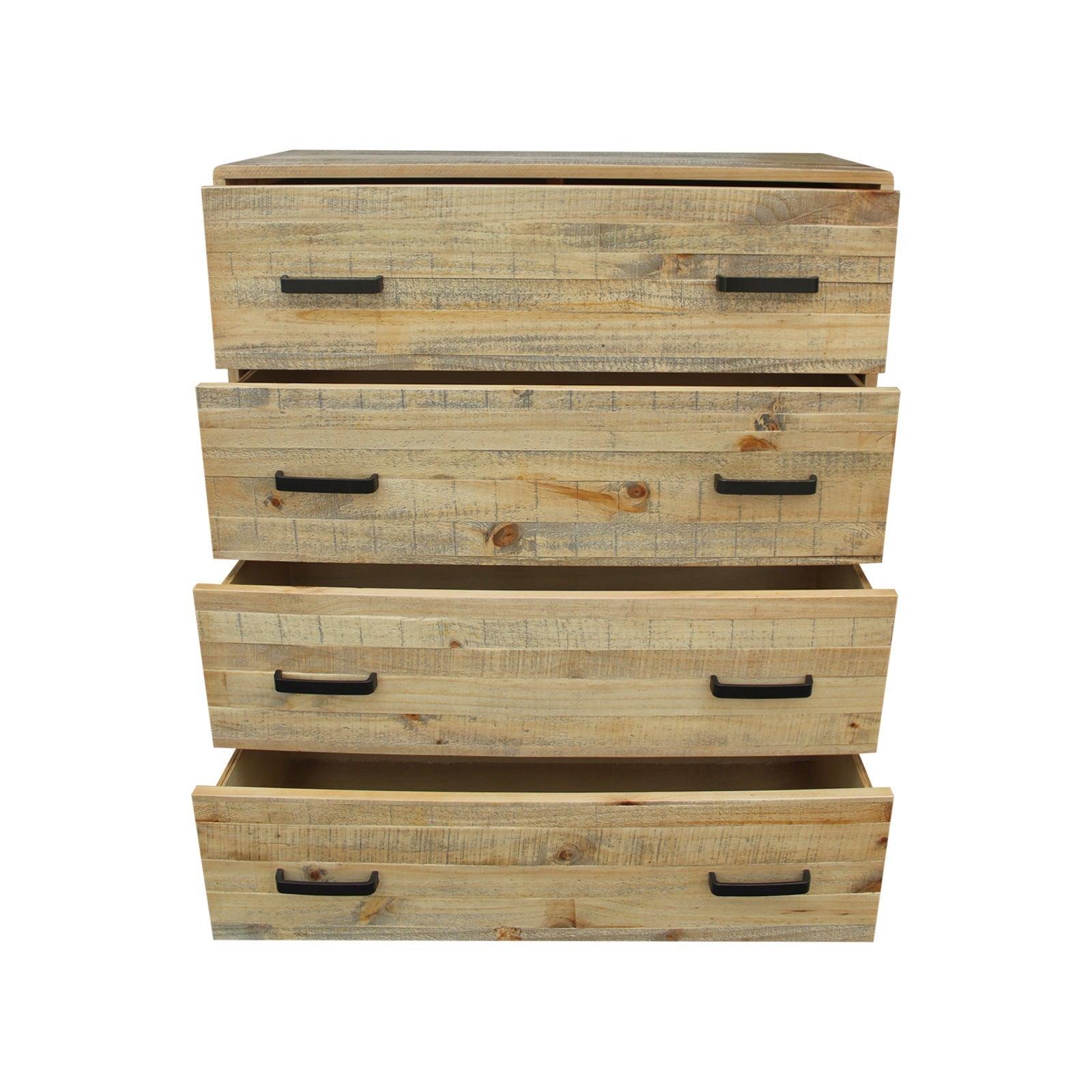4 Pieces Queen Size Bedroom Suite in Solid Wood Antique Design