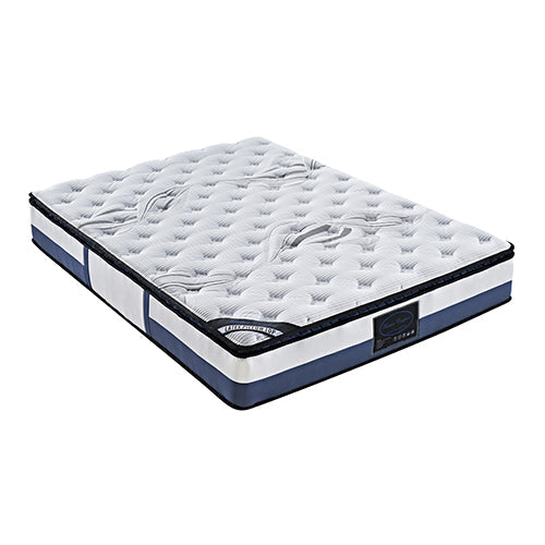 King Size Mattress Latex Pillow Top Pocket Spring Foam Medium Firm
