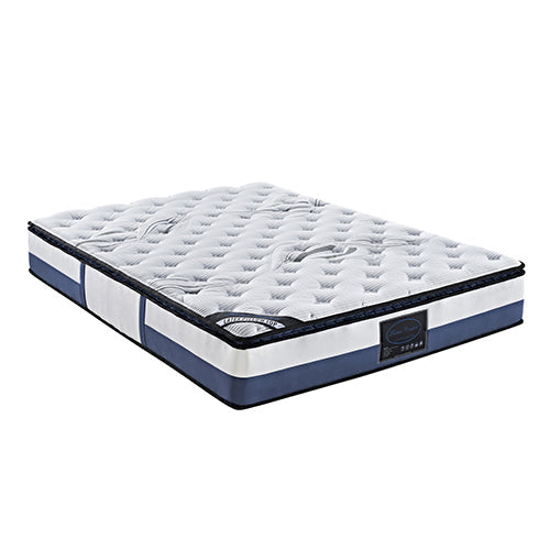 King Size Mattress Latex Pillow Top Pocket Spring Foam Medium Firm