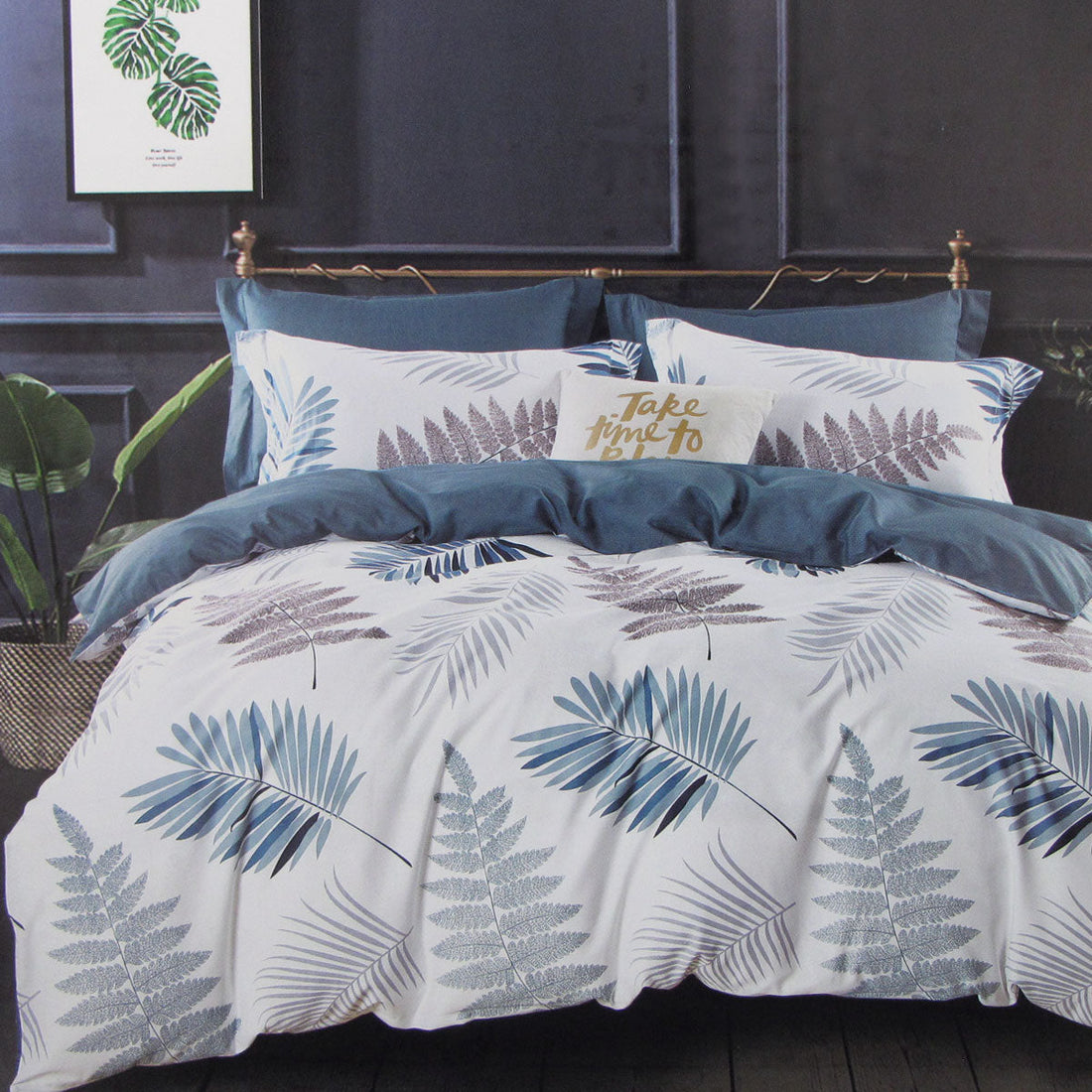 100% Cotton Reversible Quilt Cover Set King