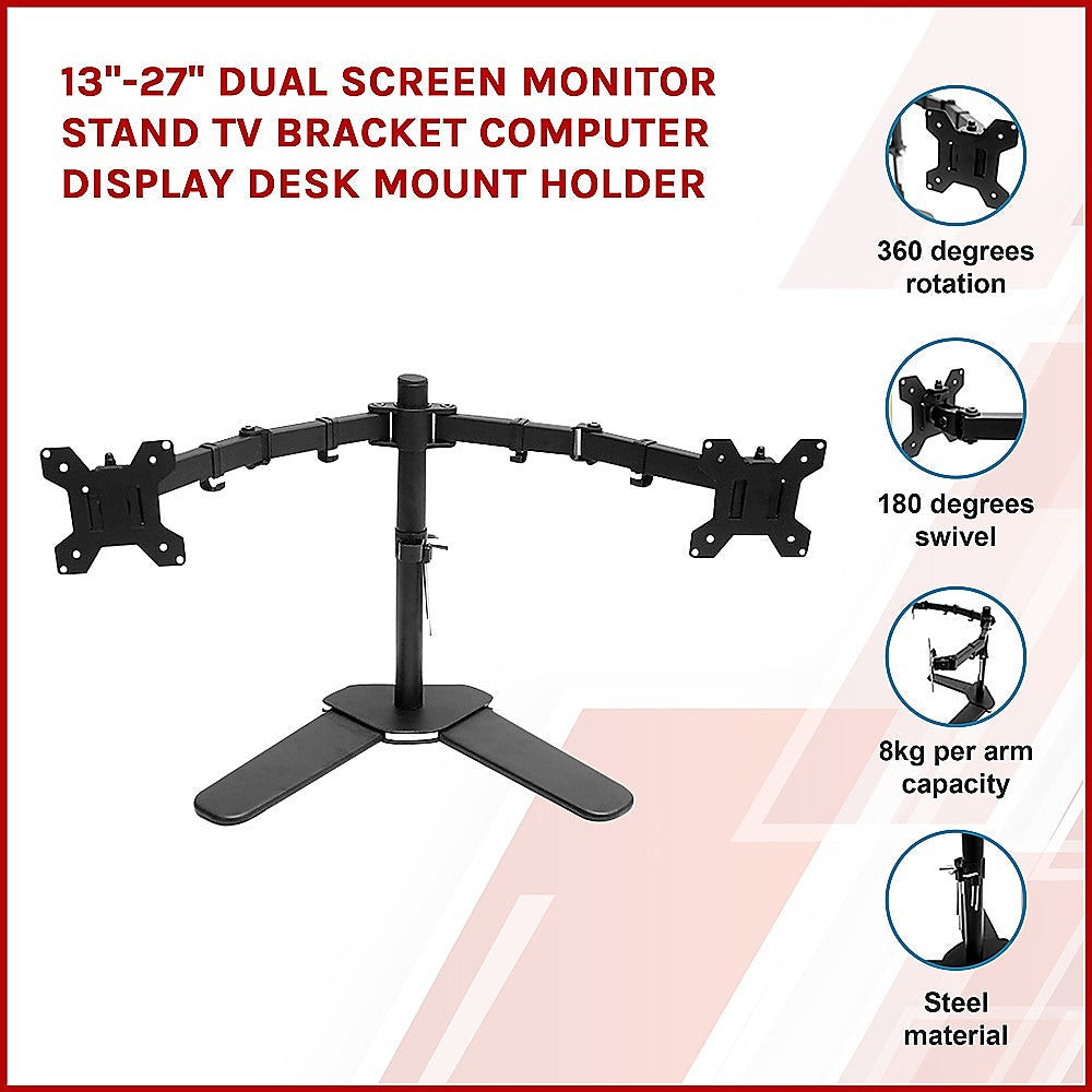 Computer Dual Screen Monitor Stand Bracket