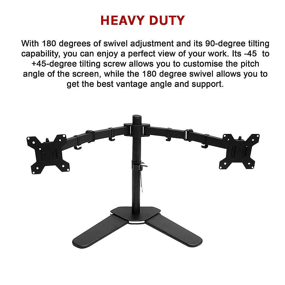 Computer Dual Screen Monitor Stand Bracket